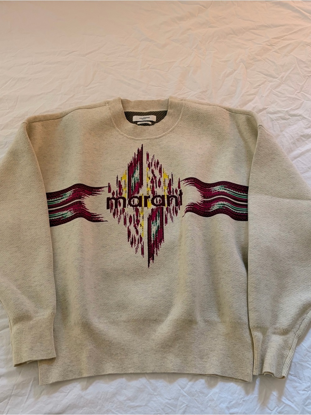 Isabel Marant Etoile Beige Crewneck Sweater